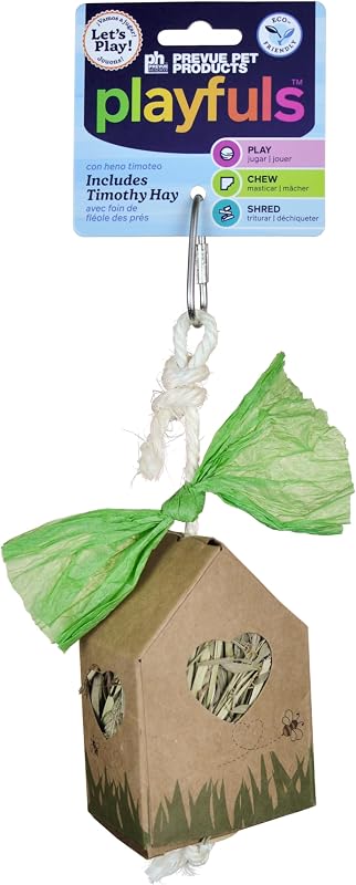 Prevue Productos para Mascotas Timothy Hay House Pequeño Animal Masticable Juguete