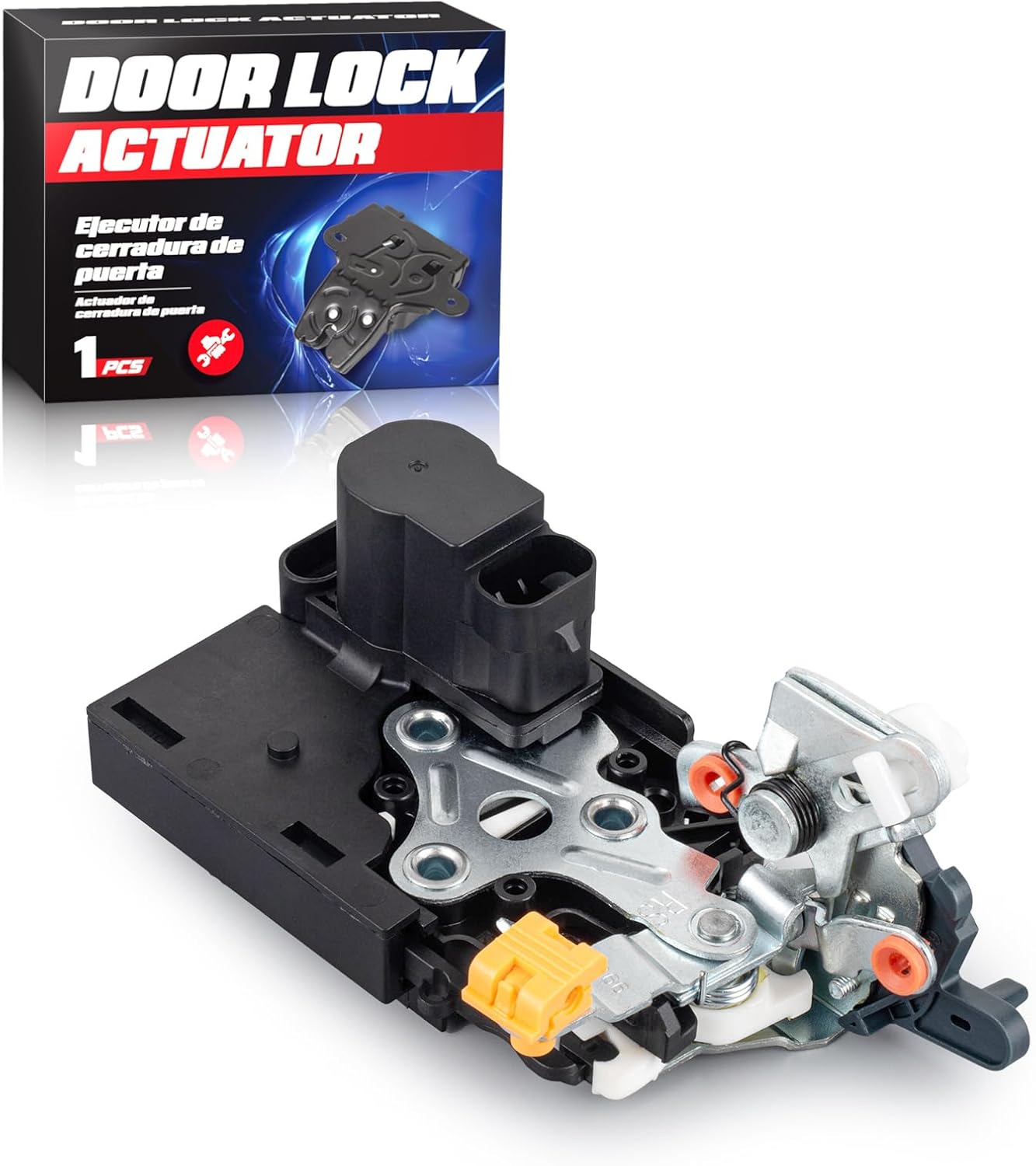 ENA Power Door Lock Latch Actuator Assembly Rear Right Compatible with Chevy Avalanche Silverado Suburban Tahoe GMC Sierra Yukon 2000-2007 Replacement for 15110650 15068503 15761420 16637324 DLA1156