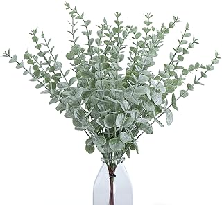 Sponsored Ad - 30 PCS Artificial Eucalyptus Stems Fake Eucalyptus Leaves Stems 15.7 inch Tall Greenery Stems Decor with In...