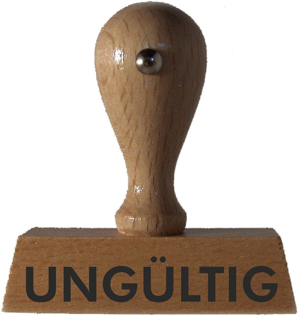 Stempel Ungültig