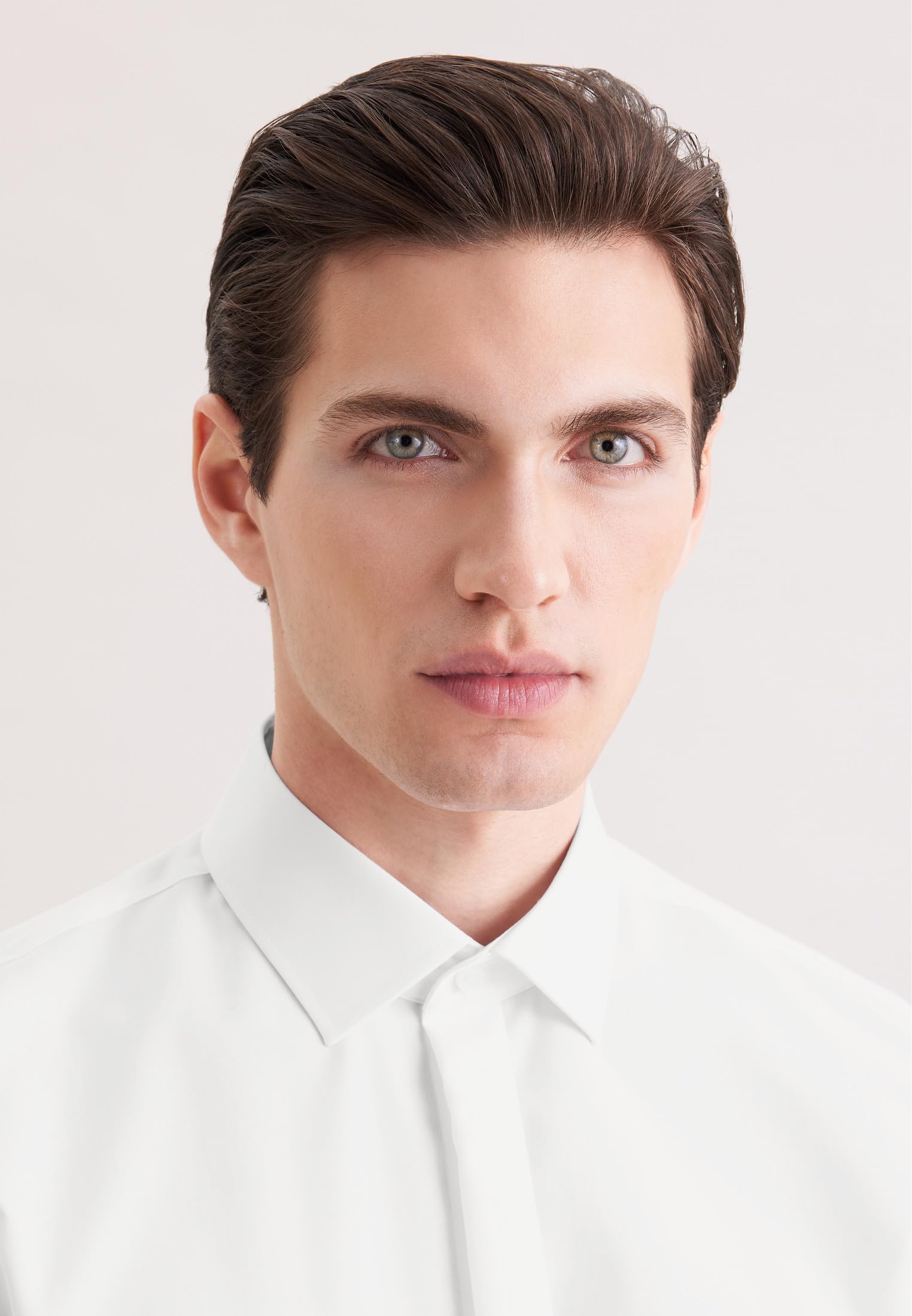 Seidensticker Camicia business da uomo - vestibilità sagomata - no stiro - collo Kent - maniche lunghe - polsini con risvolto - 100% cotone