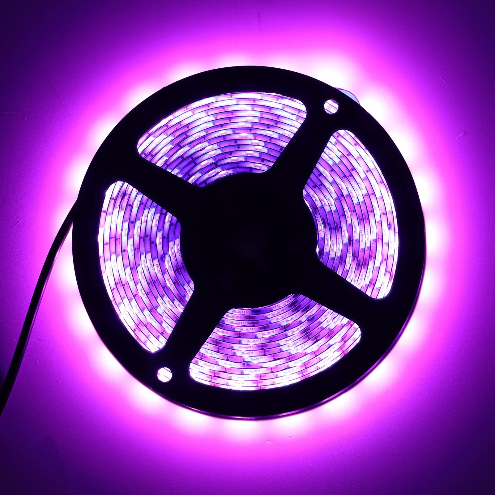 Pyhodi Bande Lumineuse de Culture de Plantes Solaires, Lampe de Croissance de Plantes à LED à énergie Solaire 5W avec Panneau Solaire Dissipation Rapide de la Chaleur, Lumière de Plantes