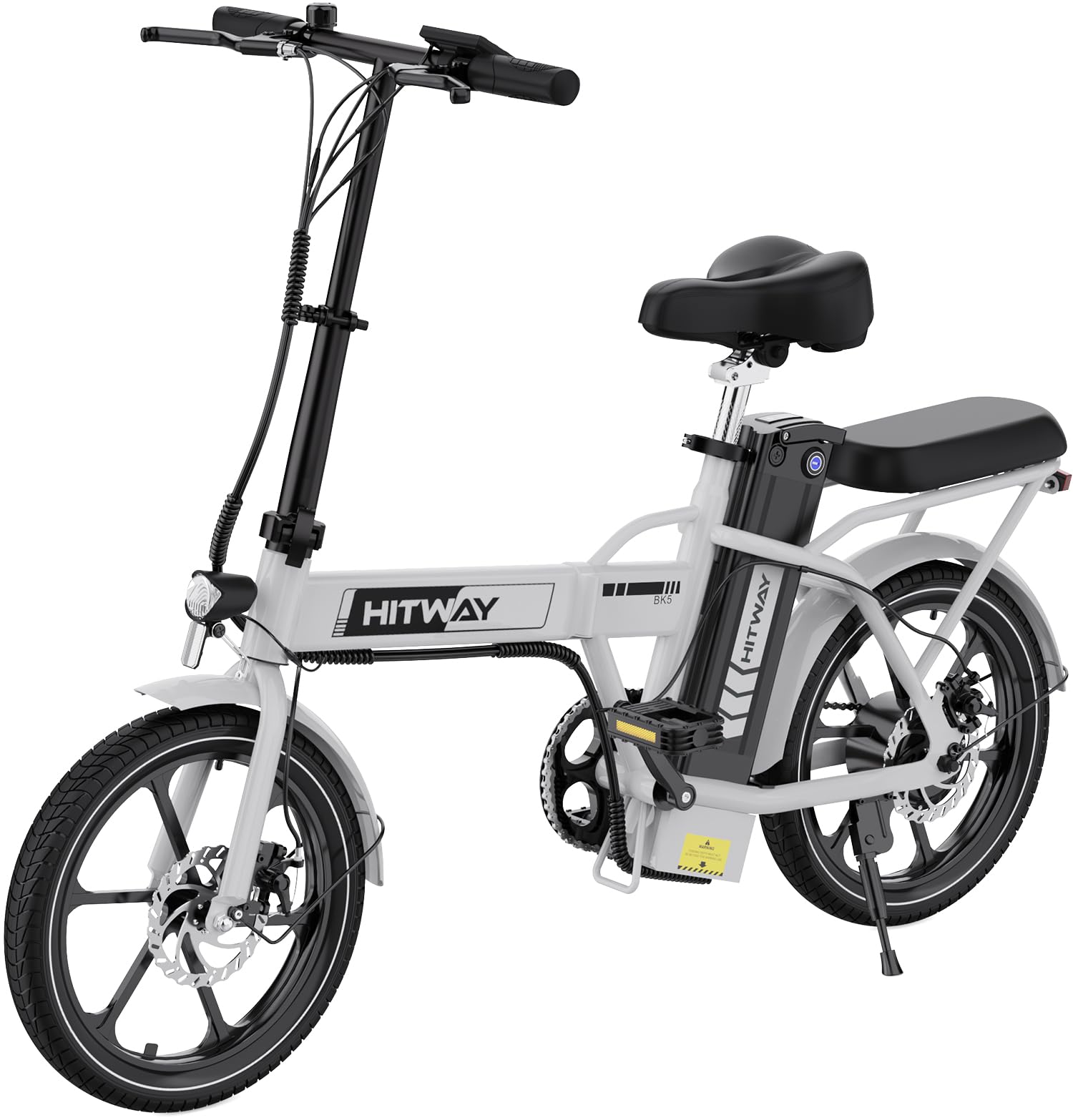 HITWAY Electric Bike E-Bike 10.4Ah 36V Removable Battery Foldable City Bikes, Range 35-90KM, 250W City bike Commuter Electric bicycles BK5S