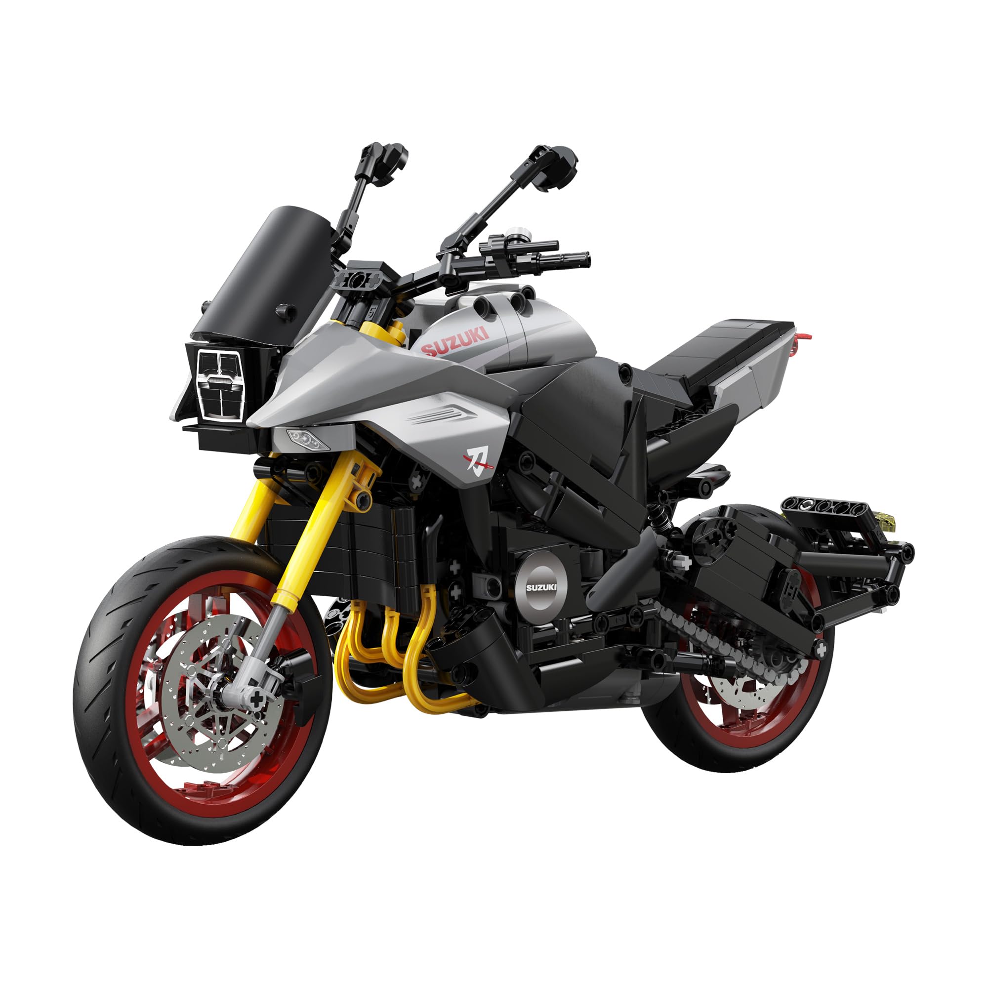 Cada Suzuki CATANA 2022 - Kit de construction - Moto de route - Gris-noir - 1104 pièces - + 8 ans - Échelle 1:6 (DEQUBE 927DE59021)