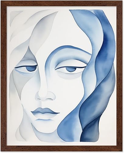 Miniatura 39 de Monem Art Póster de Cara Geométrica - Impresión de Dibujo de Líneas Retro - Arte Moderno - Arte Abstracto - Arte de Rostros - Arte Boho Elegante -