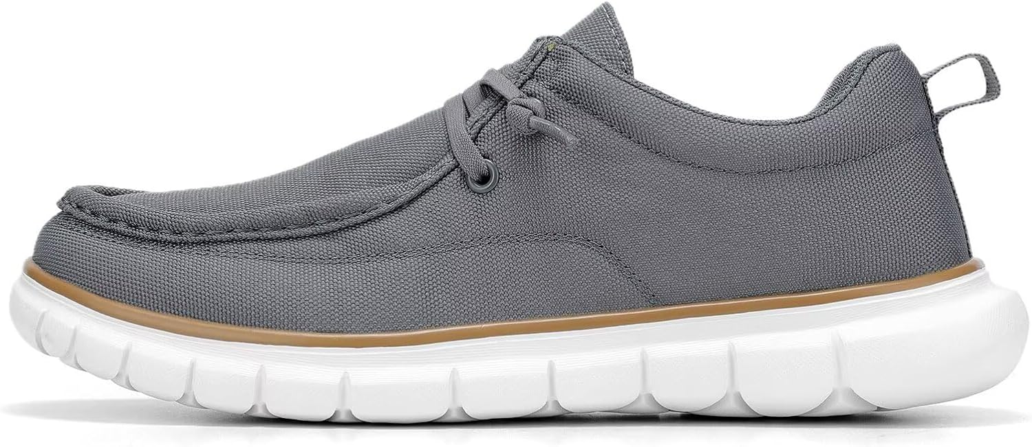 Mens Slip On Loafers Shoes Casual Walking Boat Shoes Dress Sneakers Mesh Business Oxfords Work Lightweight Comfortable Soft Sole 10 Grey