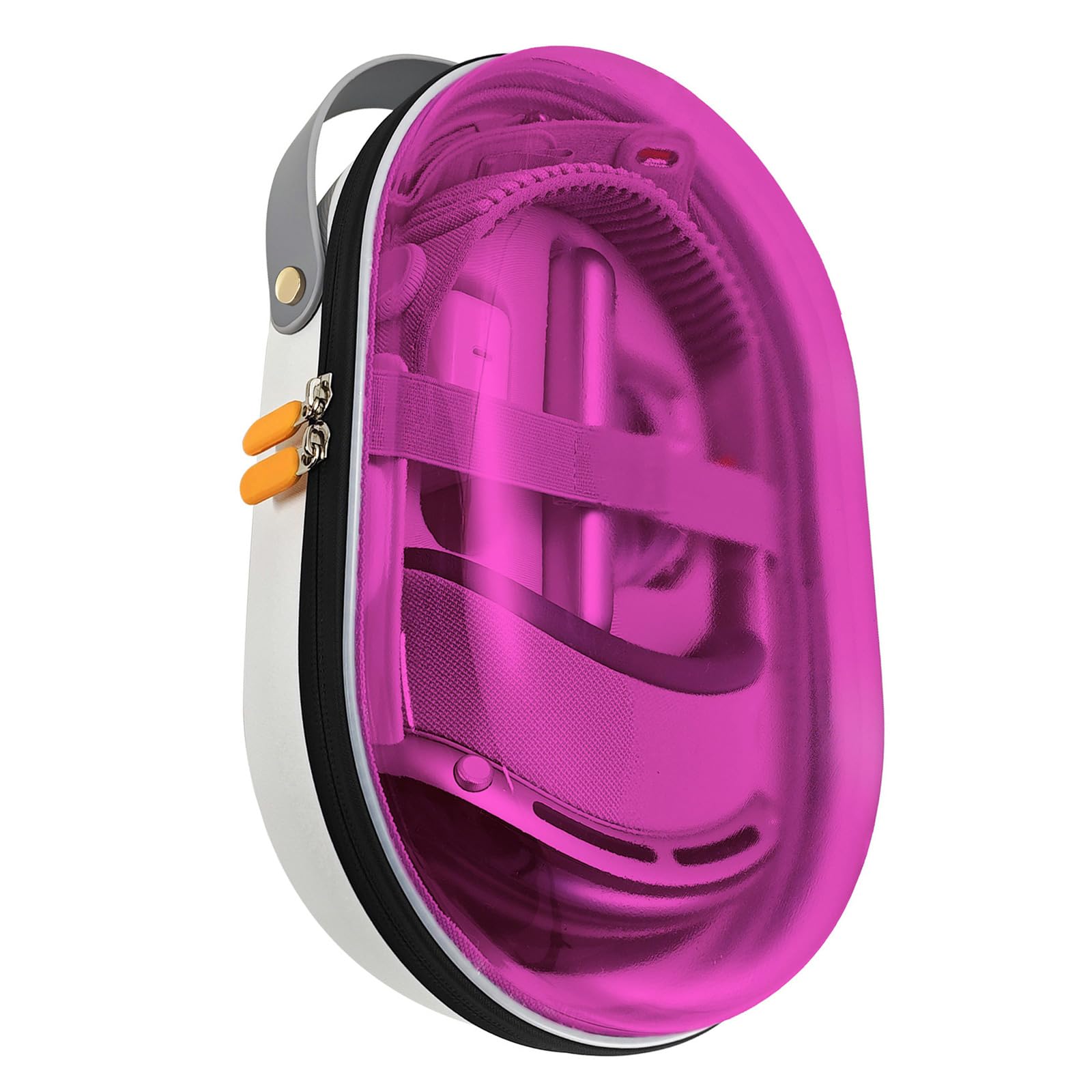 Custodia da viaggio Borsa protettiva per occhiali di realtà virtuale Borsa amichevole e scomparti per accessori batteria Custodia da viaggio rigida EVA