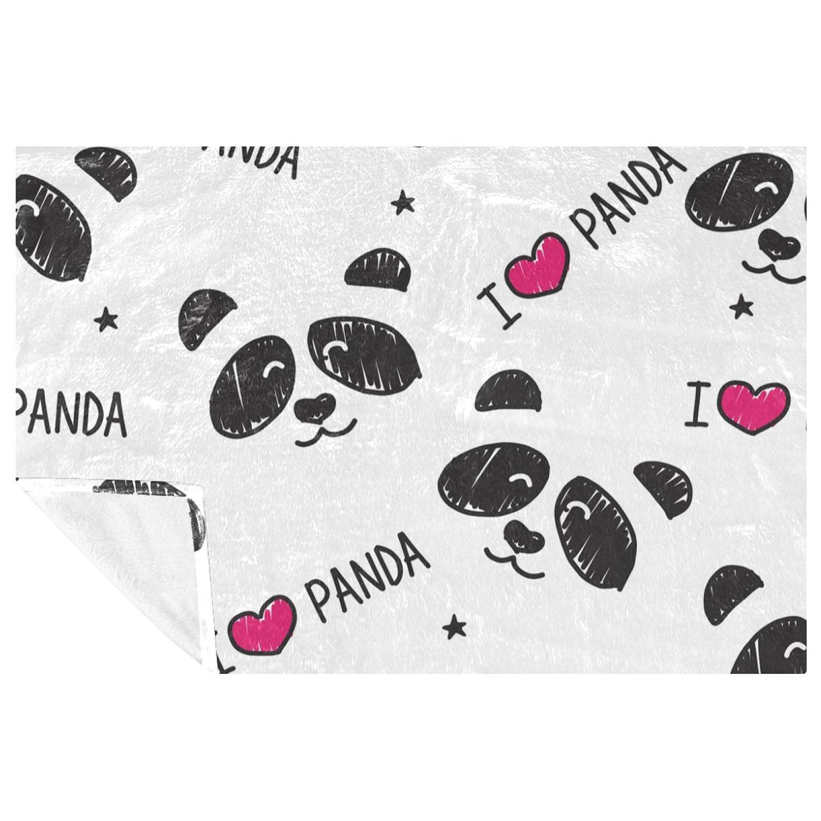 Couverture douce Panda : un cocon de tendresse et de réconfort