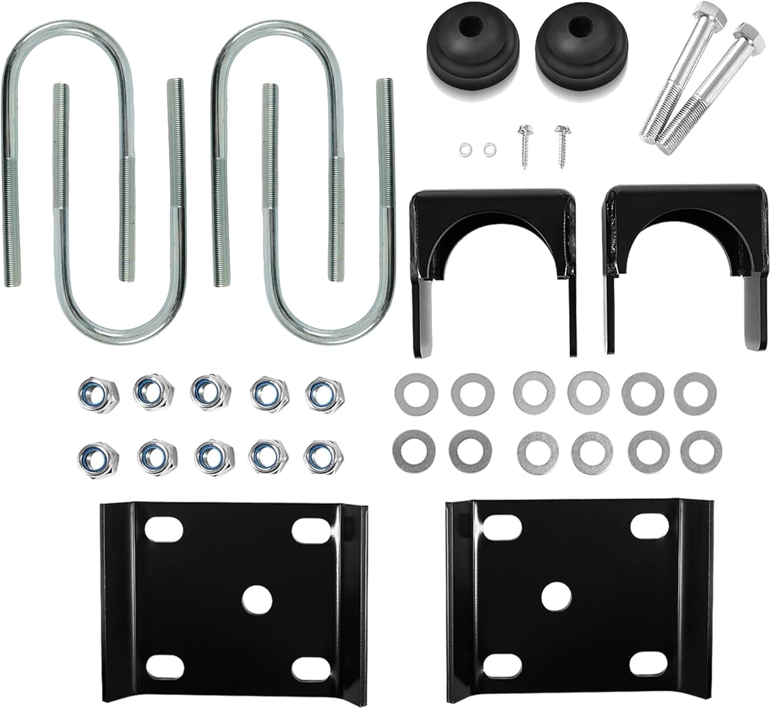 6" Rear Axle Flip Kit Compatible with Chevrolet Silverado for GMC C1500 1988-1998 Pickup Truck Lowering Drop Kit