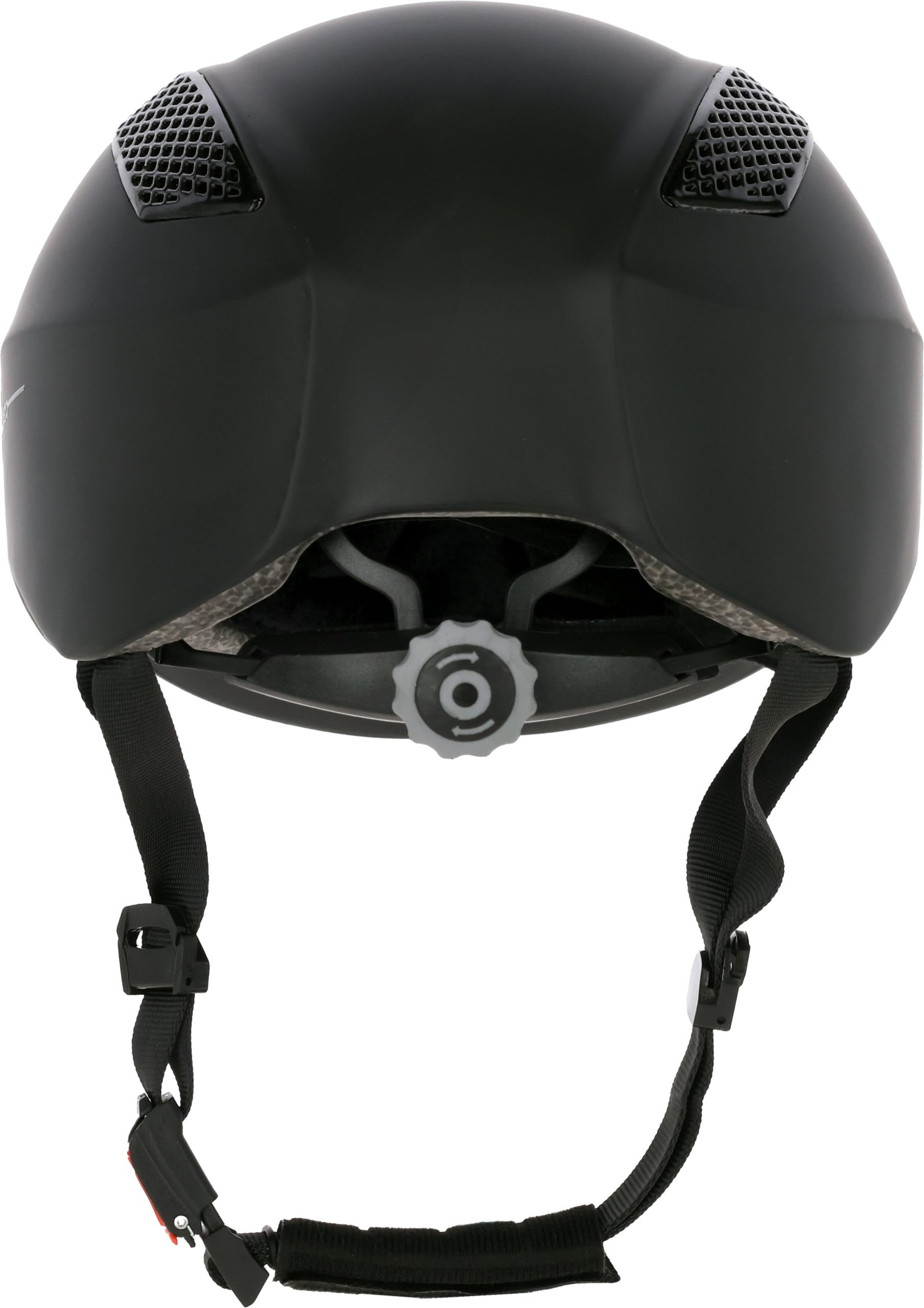 Casco de Montar Covalliero eXite, Mujeres, Hombre, Negro, Volumen 57-60 cm, Sistema Disc, Visera de Casco Flexible, Sistema de ventilación, Cierre de Clic rápido