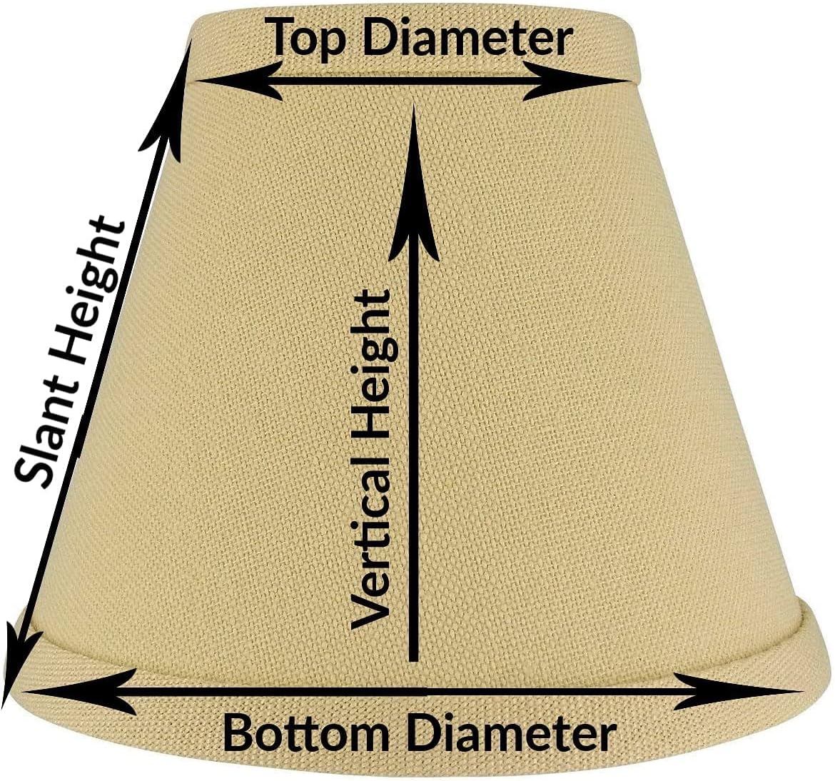 Upgradelights White Linen 5 Inch Clip on Drum Chandelier Lampshade 4x5x4.5
