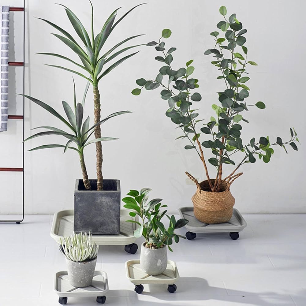 Amazon.co.jp: shopparadise 植木鉢台 鉢置き台 キャスター付き