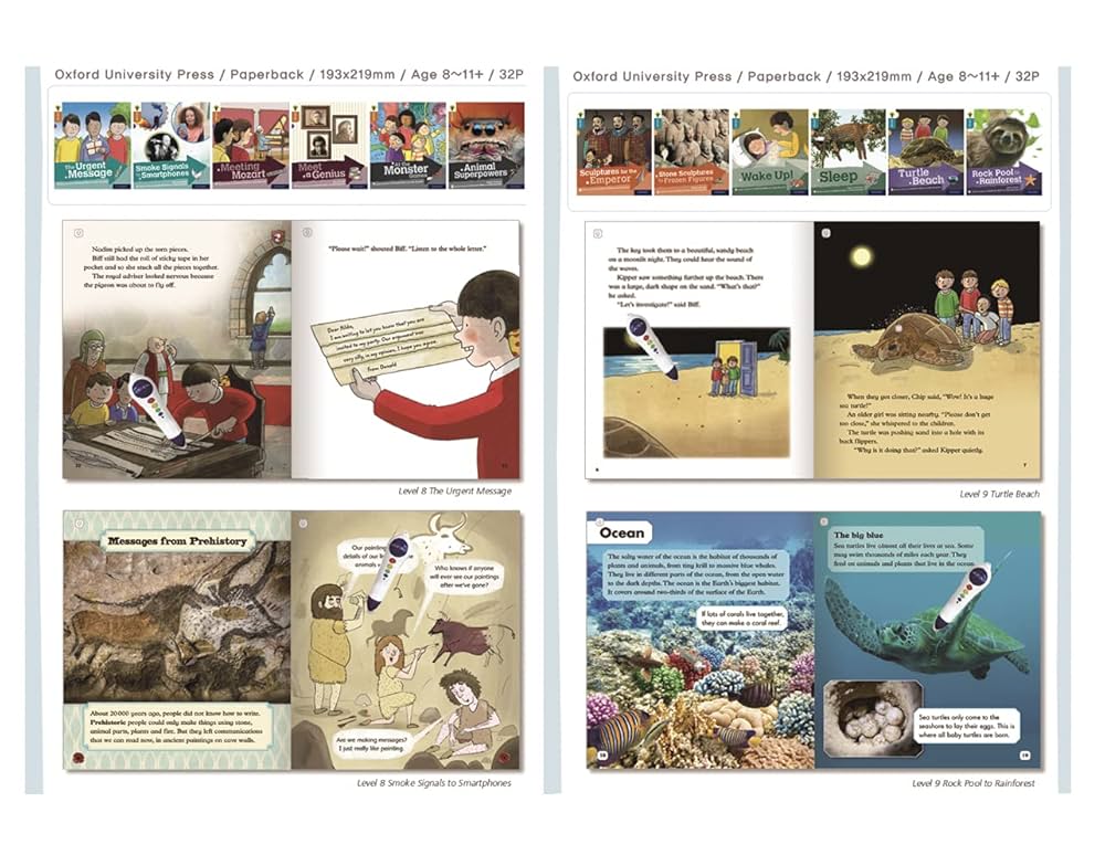 ORT explore 全54冊　レベル1+〜9 韓国版ペン対応 Amazon.co.jp: Oxford Reading Tree Explore with Biff, Chip