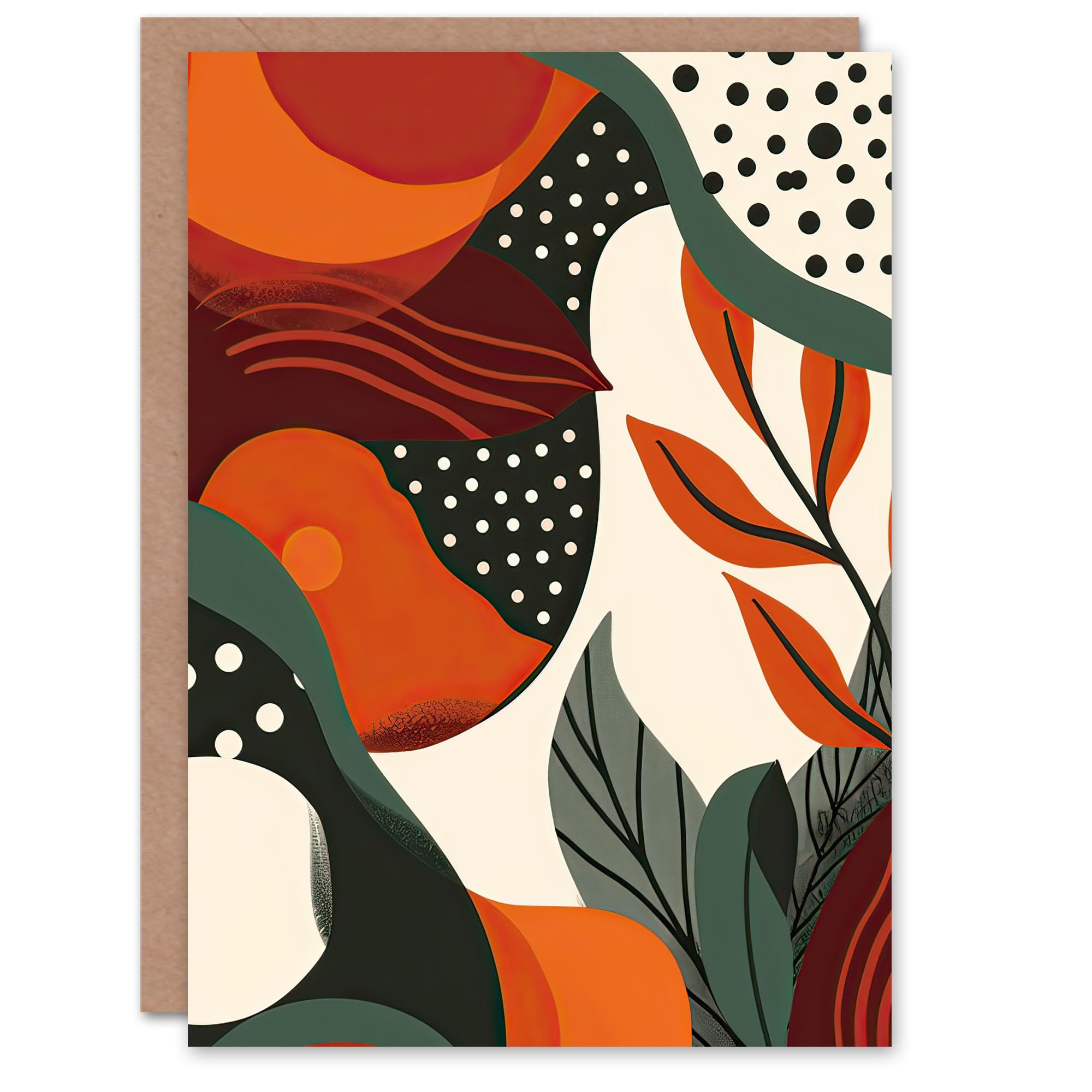 Abstract Sunrise for Him or Her Birthday Thank You Blank Greeting
