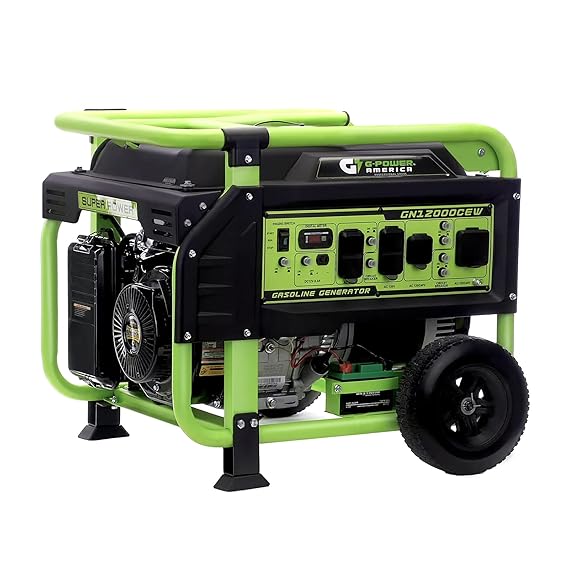 Green-Power America 12000 Watt Gasoline Powered Portable Generator