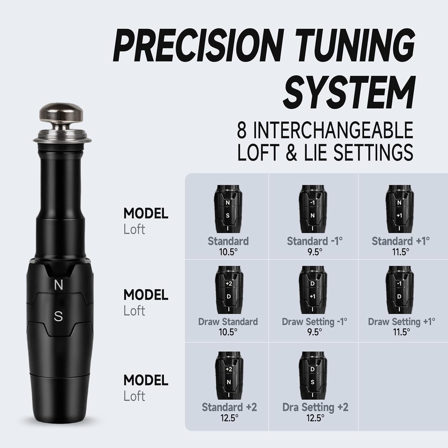 Golf Shaft Adapter Sleeve fits tip .335 Shaft Compatible with Callaway | Ai Smoke, Paradym, Quantum, Elyte, Mavrik, Rogue ST, Big Bertha, Epic Speed, Flash, XR Series Drivers