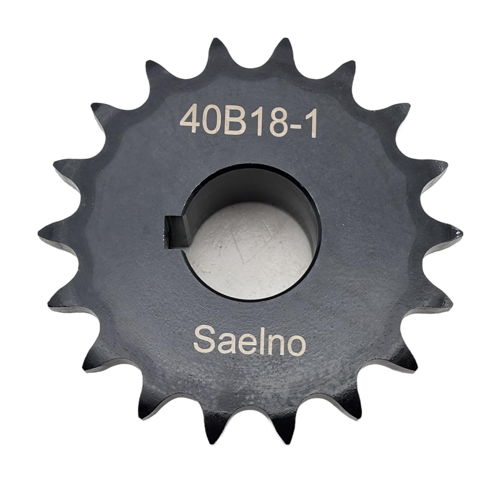 # 40 Pignone per catena a rulli tipo B 1 "foro 18 denti, pignoni in acciaio antiruggine indurito 1045 40B18-1