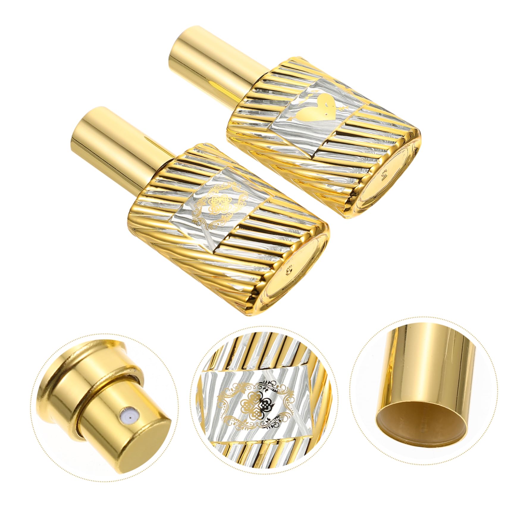 FRCOLOR 3 Set Di Contenitori Per Profumi Da Viaggio Riutilizzabili Contenitori Per Bottiglie Da Viaggio Comprimibili Mini Dispenser Di Profumo Per Campeggio 2 Pezzi * 3