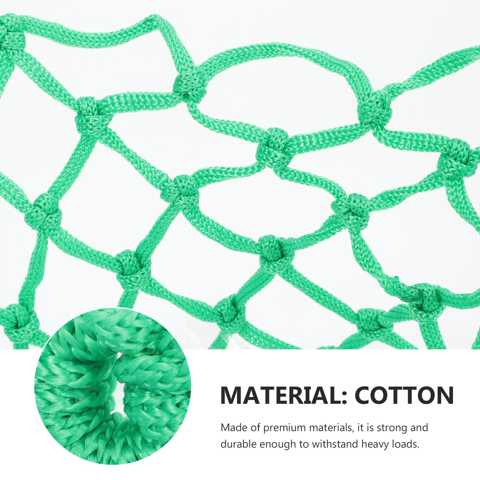 ifundom Set 6 Pz Rete da Biliardo in Cotone Verde Tasca per Palle, Portapalle da Tavolo per Biliardo, Scuole e Allenamento