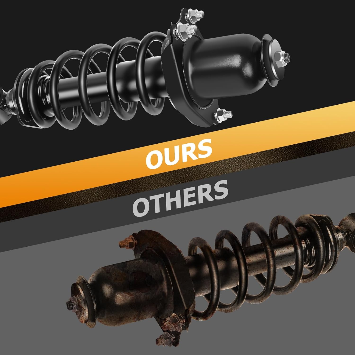 ASAPE Complete Struts Rear A Pair Fit for 2005 2006 2007 2008 2009 2010 for Scion tC 2.4L Quick-Strut Complete Strut Assembly Replace OE 172400L 172400R