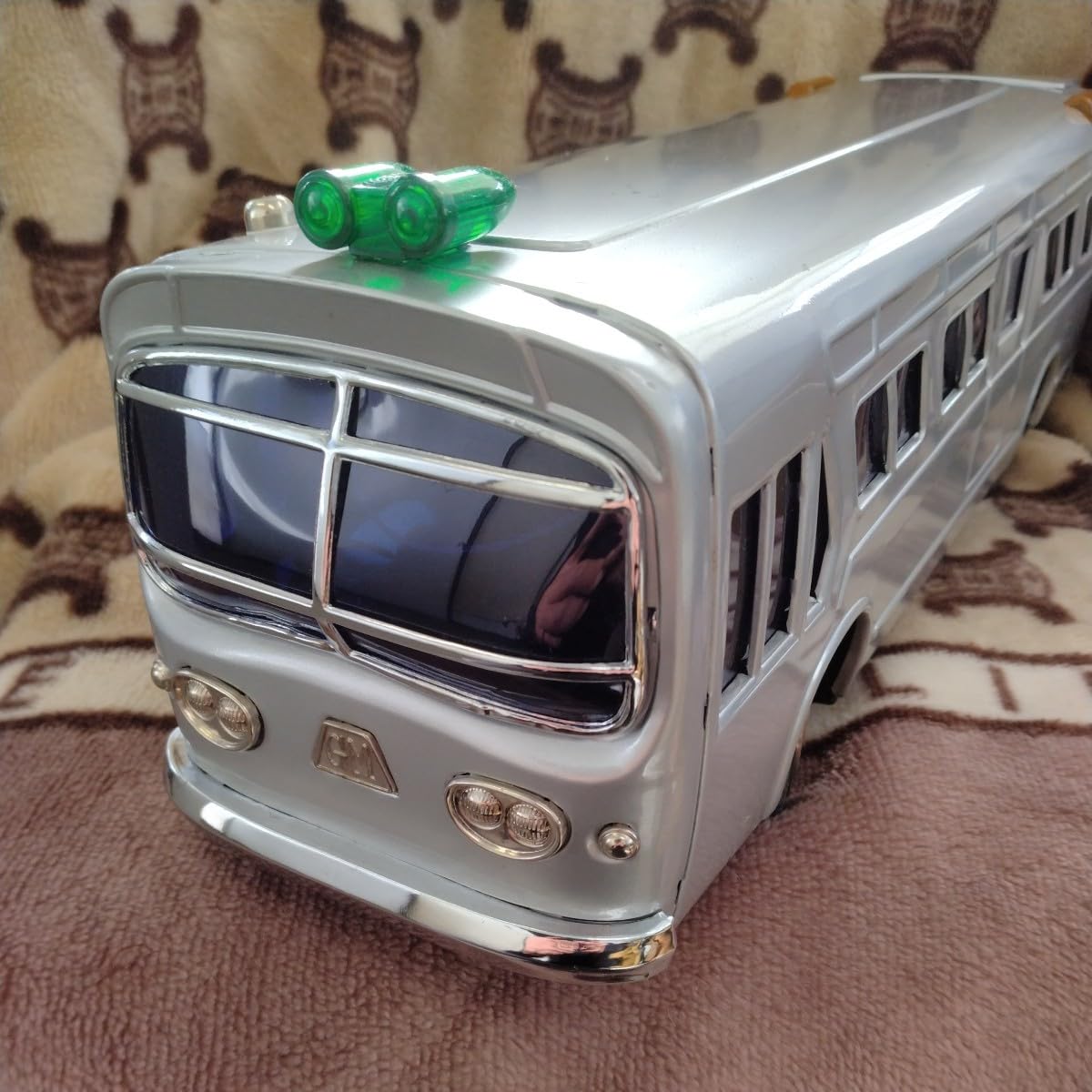 Amazon.co.jp: GM バス ブリキ ラジコン 約40センチ 当時物 レトロ