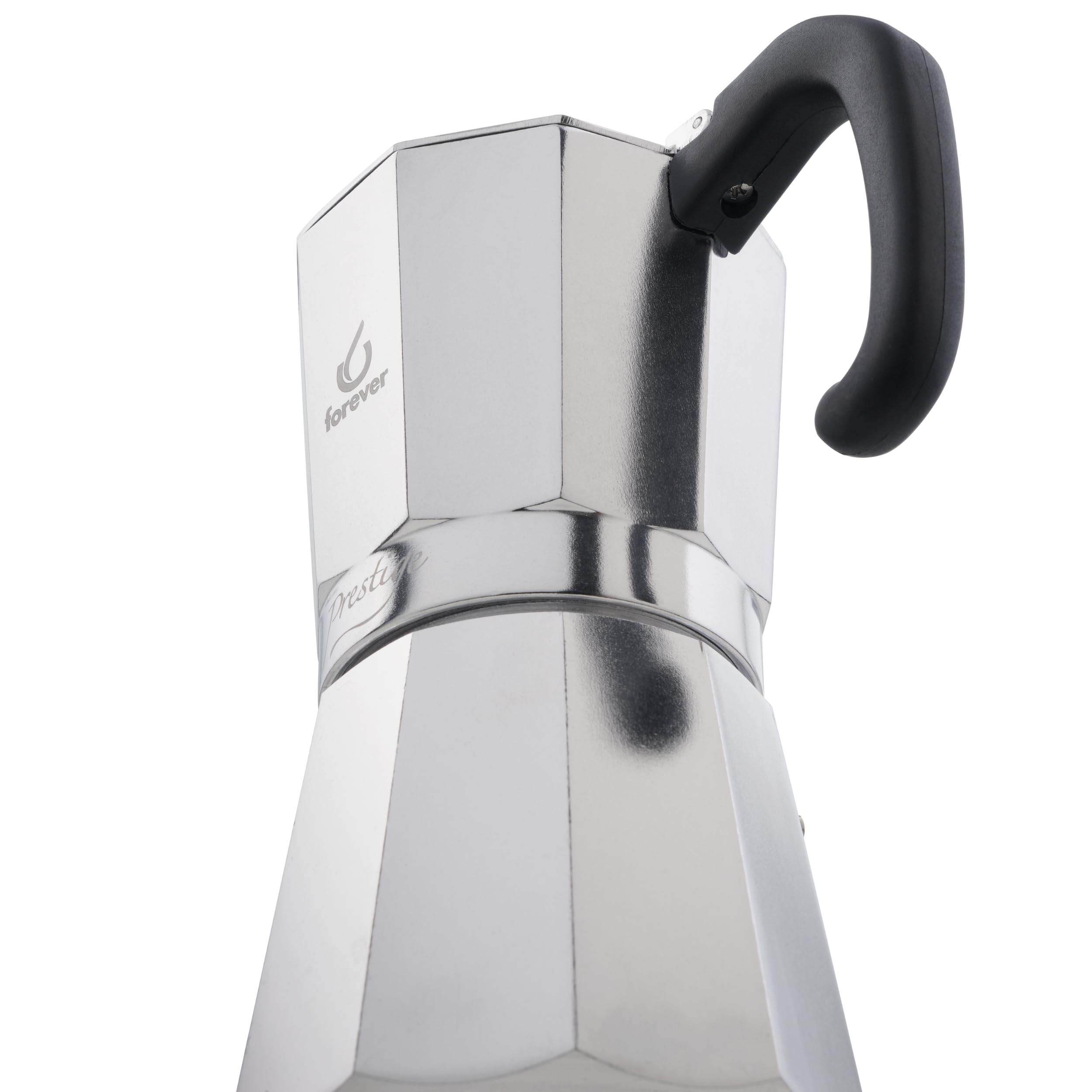Caffettiera Miss Moka Prestige Woody Forever - Nero Espresso