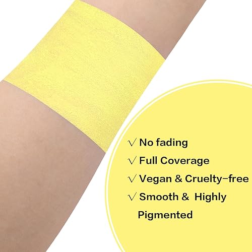 Vista 78 de BADCOLOR Pintura facial mezclable con crema negra para adultos, niños, ojos, softbol, fútbol, béisbol, deportes, no tóxica, hipoalergénica