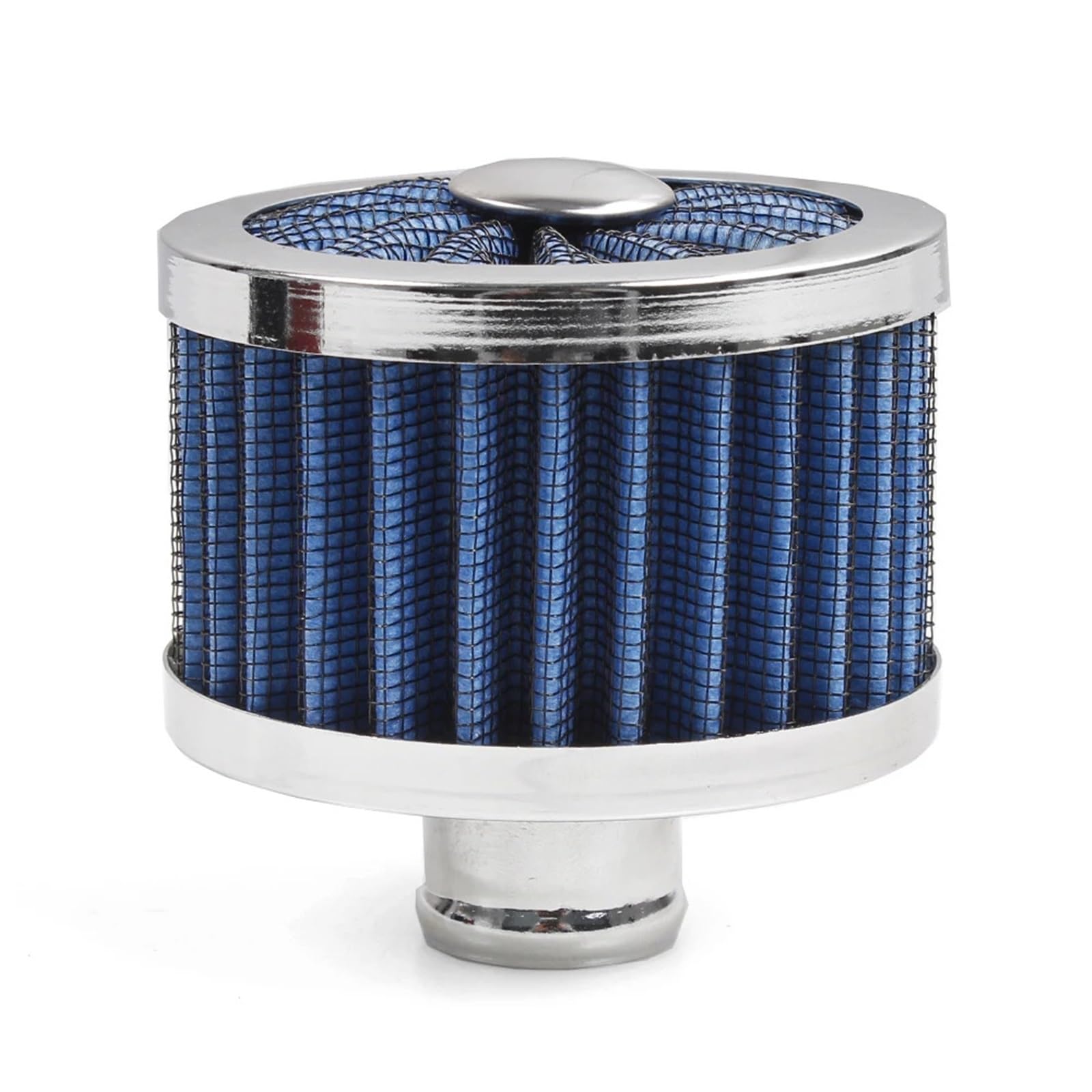 23mm Car Air Filter For Motorcycle Cold Air Intake Flow Crankcase Vent Cover Respirator Filters OFI064(Blue)