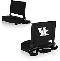Vista 22 de PICNIC TIME NCAA Georgia Bulldogs Gridiron - Asiento de estadio, ligero, silla plegable portátil para gradas y bancos, (negro)