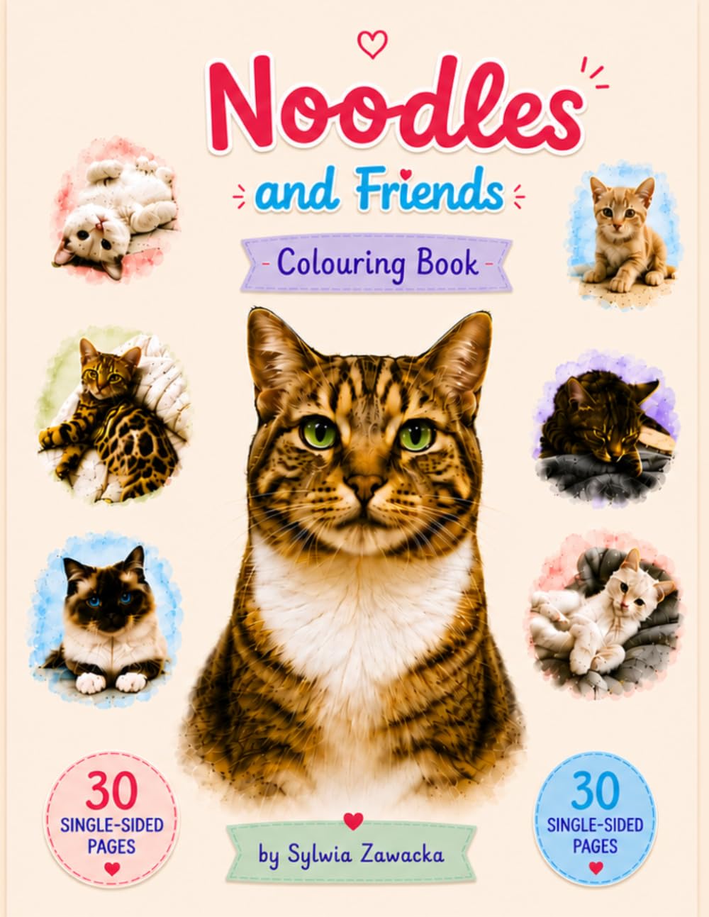 Noodles and Friends: Cute & Cosy Colouring Book