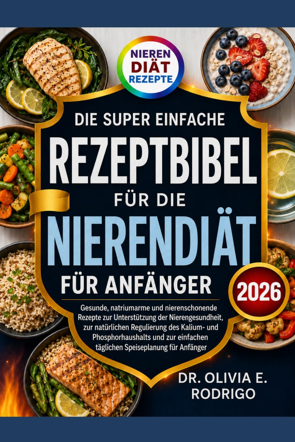 DIE SUPER EINFACHE REZEPTBIBEL FÜR DIE NIERENDIÄT FÜR ANFÄNGER: Gesunde, natriumarme und nierenschonende Rezepte zur Unterstützung der ... und zur einfachen täglichen Speiseplanu