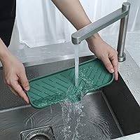 Vista 8 de MicoYang Jaboneras de Baño de Silicona con Pico de Drenaje - Organizador de Fregadero de Baño y Cocina, Soporte para Esponja, Bandeja para Jabón