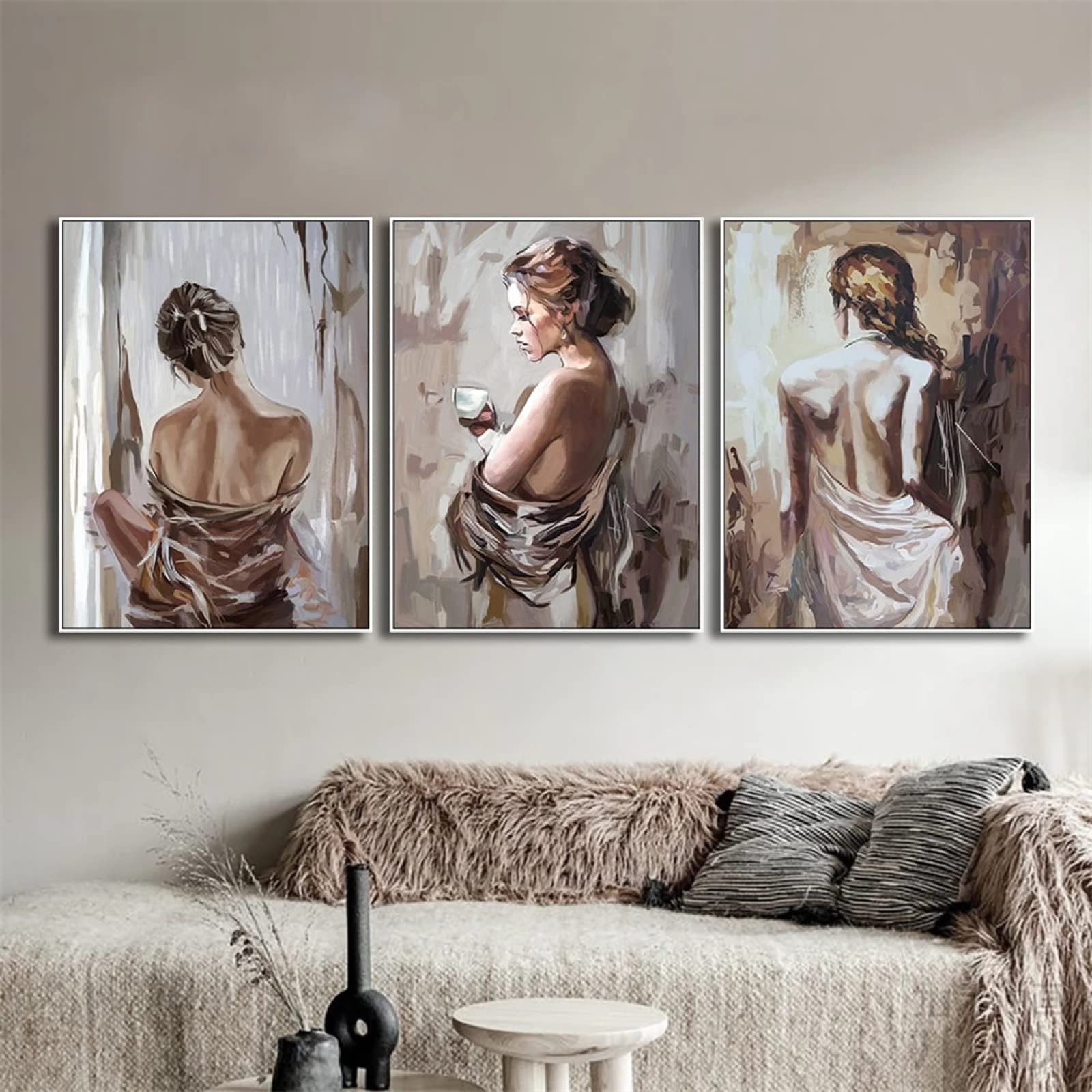 5D Diamant Malerei Kit, 3 Stück 5D Diamant Painting Bilder Diamond Painting Abstraktes Buntes Geometrisches 80x100cm DIY Diamond Painting Set,Diamant Gemälde,Voller Stickerei Malerei Wanddekoration