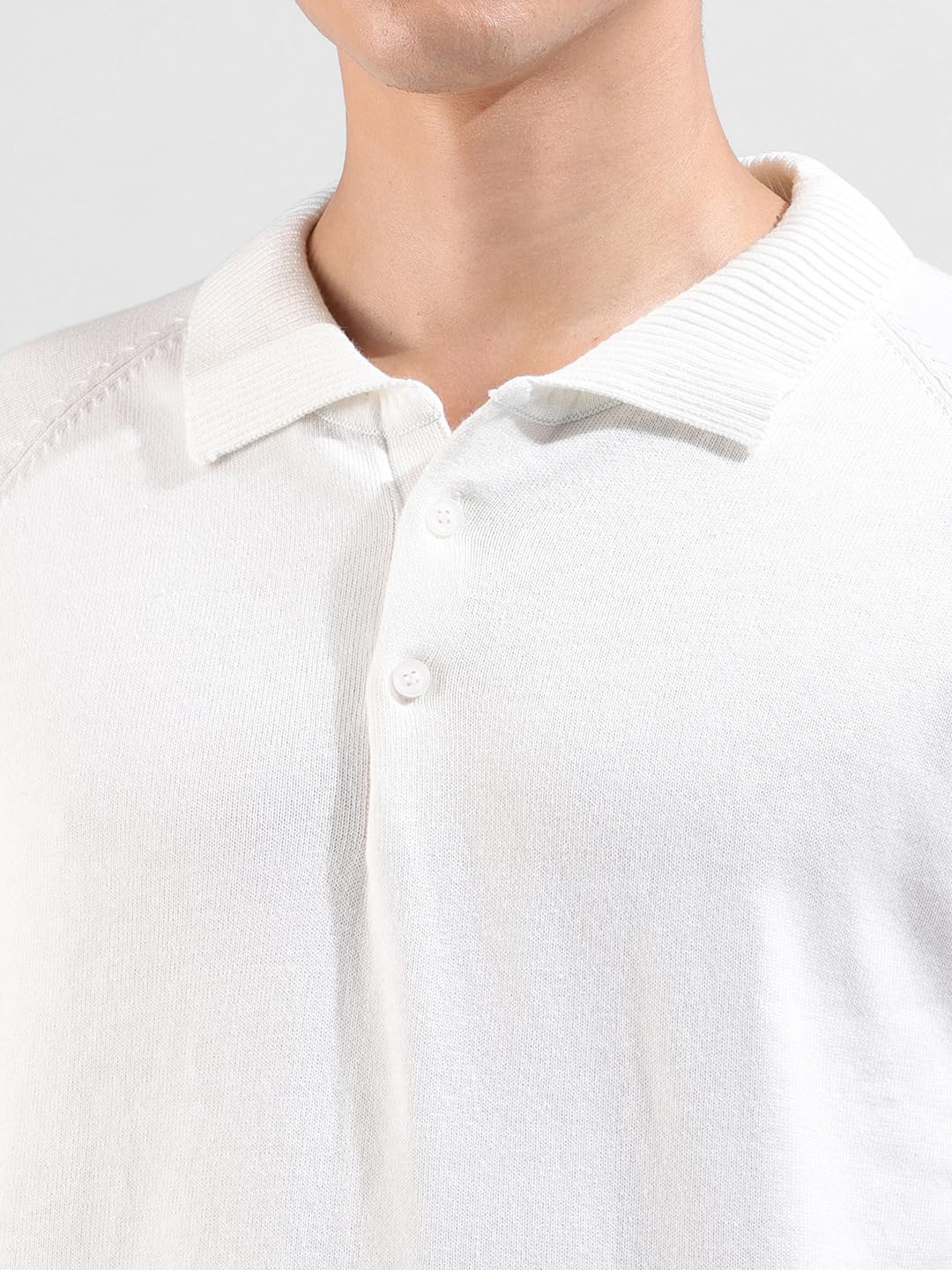 The Indian Garage Co Męska koszulka polo slim fit teksturowana płaska dzianina pół rękaw