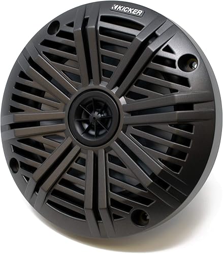 Miniatura 9 de KICKER Altavoces marinos LED plateados de 6.5 pulgadas (cantidad 4) 2 pares de altavoces de repuesto OEM