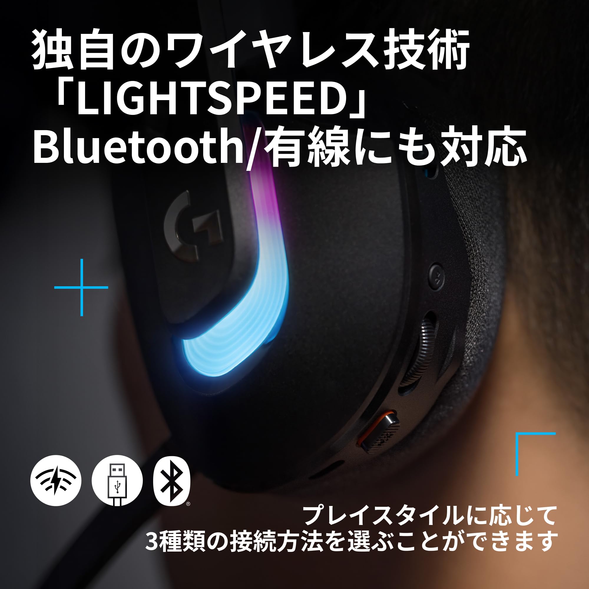 Amazon.co.jp: Logicool G ワイヤレス ゲーミングヘッドセット G522