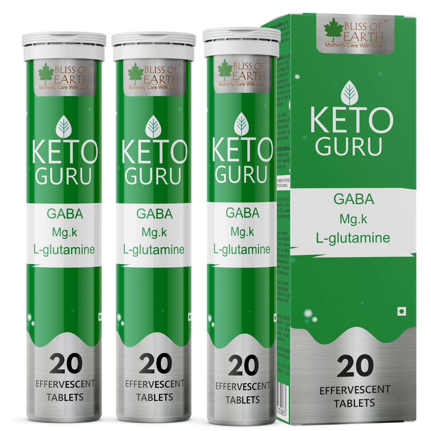Bliss of Earth Keto Guru Effervescent Tablets For Weight Loss For Men
