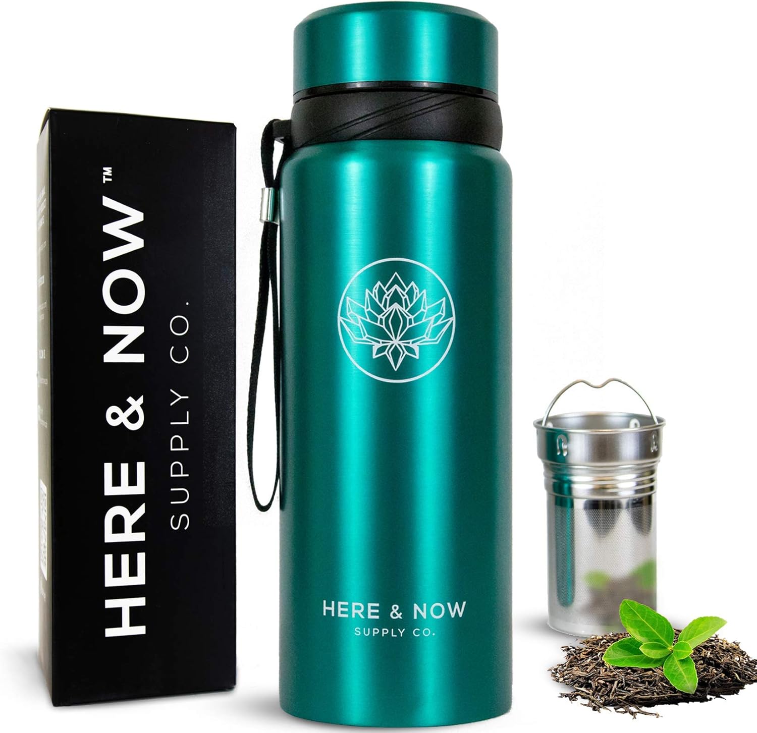 Here & Now Supply Co. 25 oz MultiFunction Travel Mug and Tumbler Tea Infuser