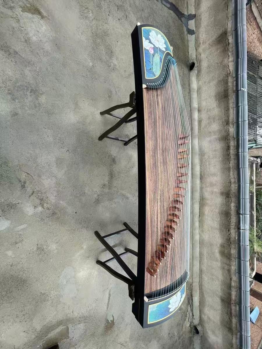 Guzheng Lotus-Diagramm, 163 cm, 21 Saiten, professionelle Leistung, chinesische Saiteninstrumente
