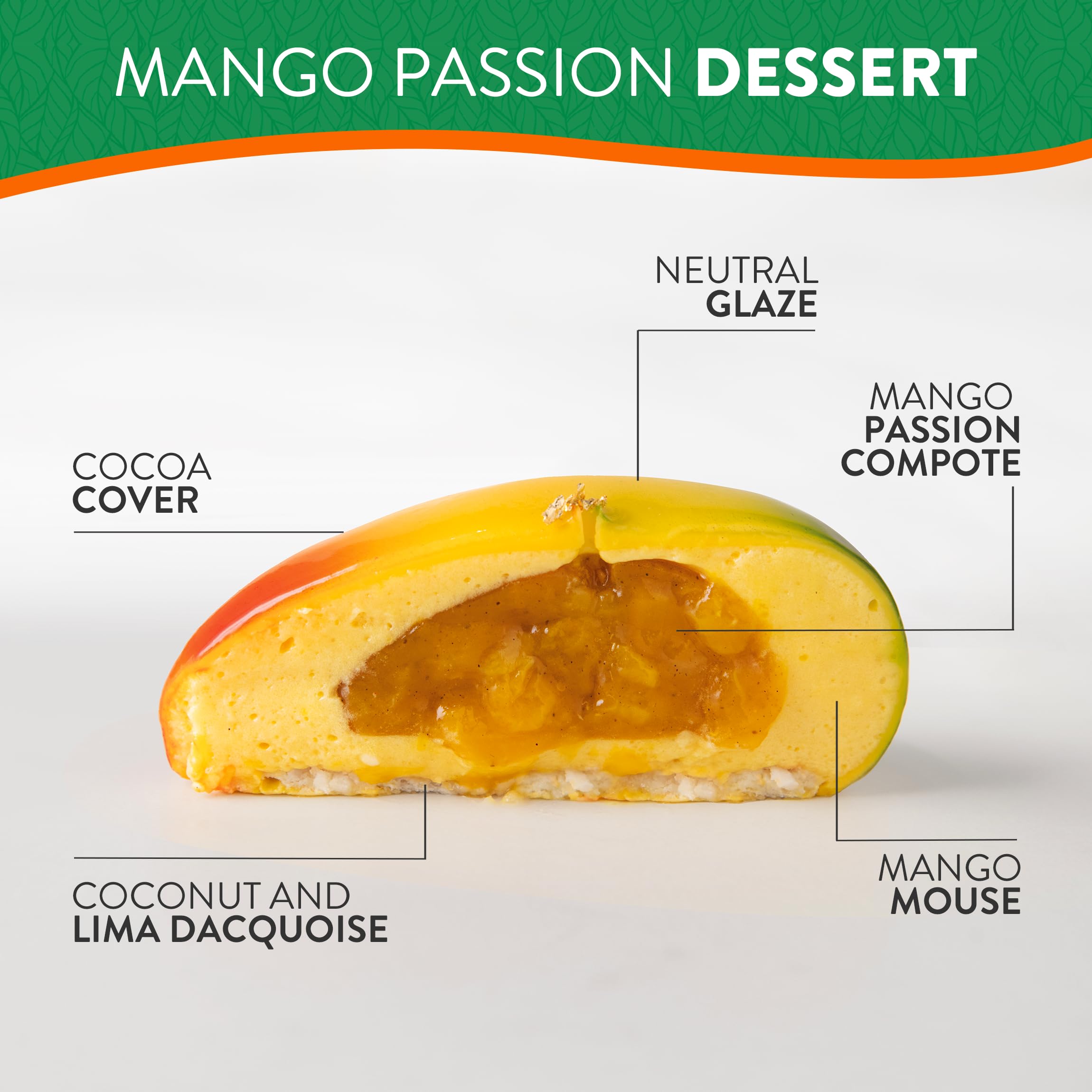 PACIFIC FRUIT - Real Mango puree for cocktails - Mango juice no sugar added – Pure mango – 100% REAL FRUIT!