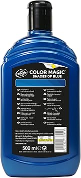 Turtle Wax 52709 Color Magic Car Paintwork Polish Restores Colour & Shine Blue 500ml