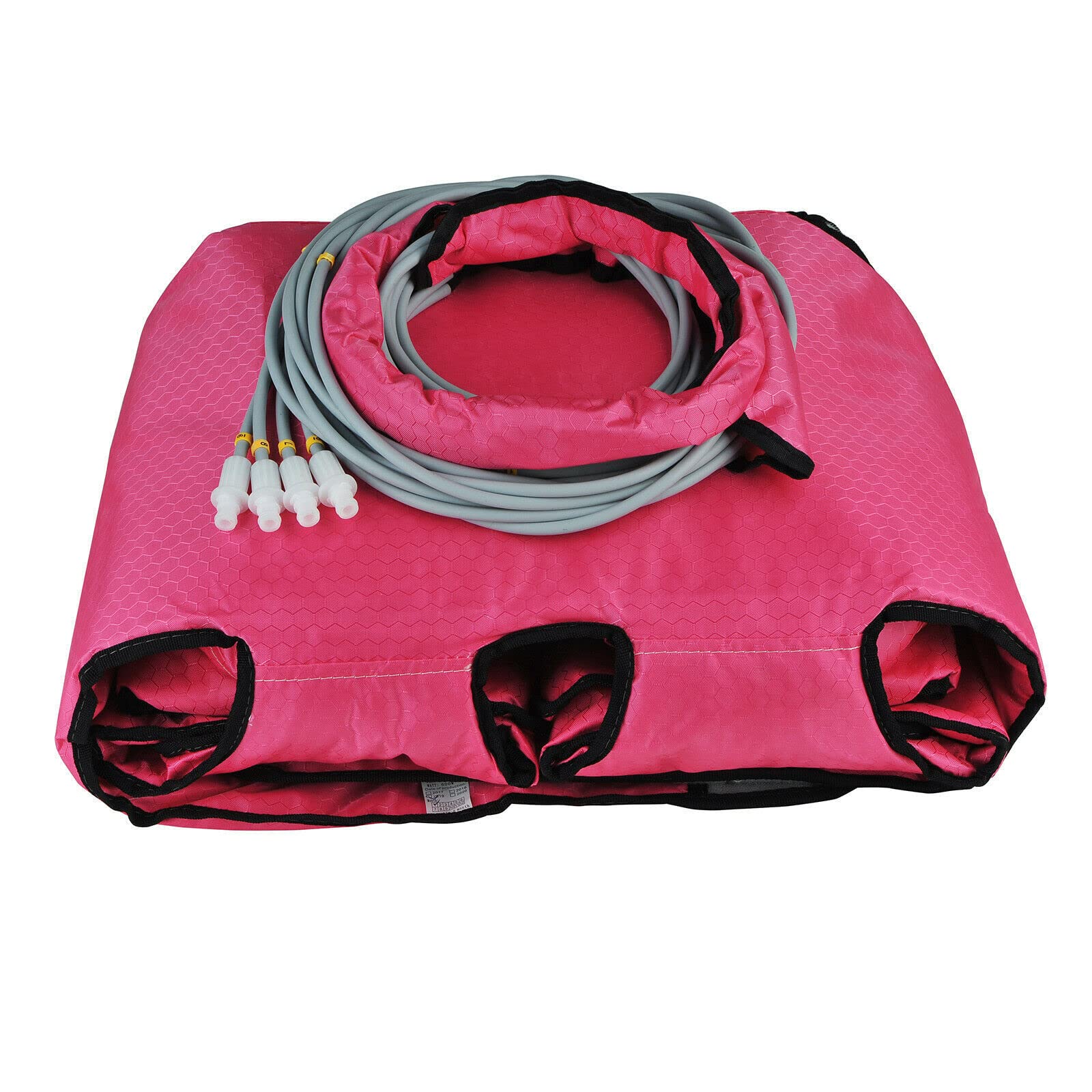 Massaggiatore tutto il corpo, 600 W, per tutto il corpo, pressoterapia, massaggio linfatico, circolazione sanguigna e rilassamento muscolare (rosa)