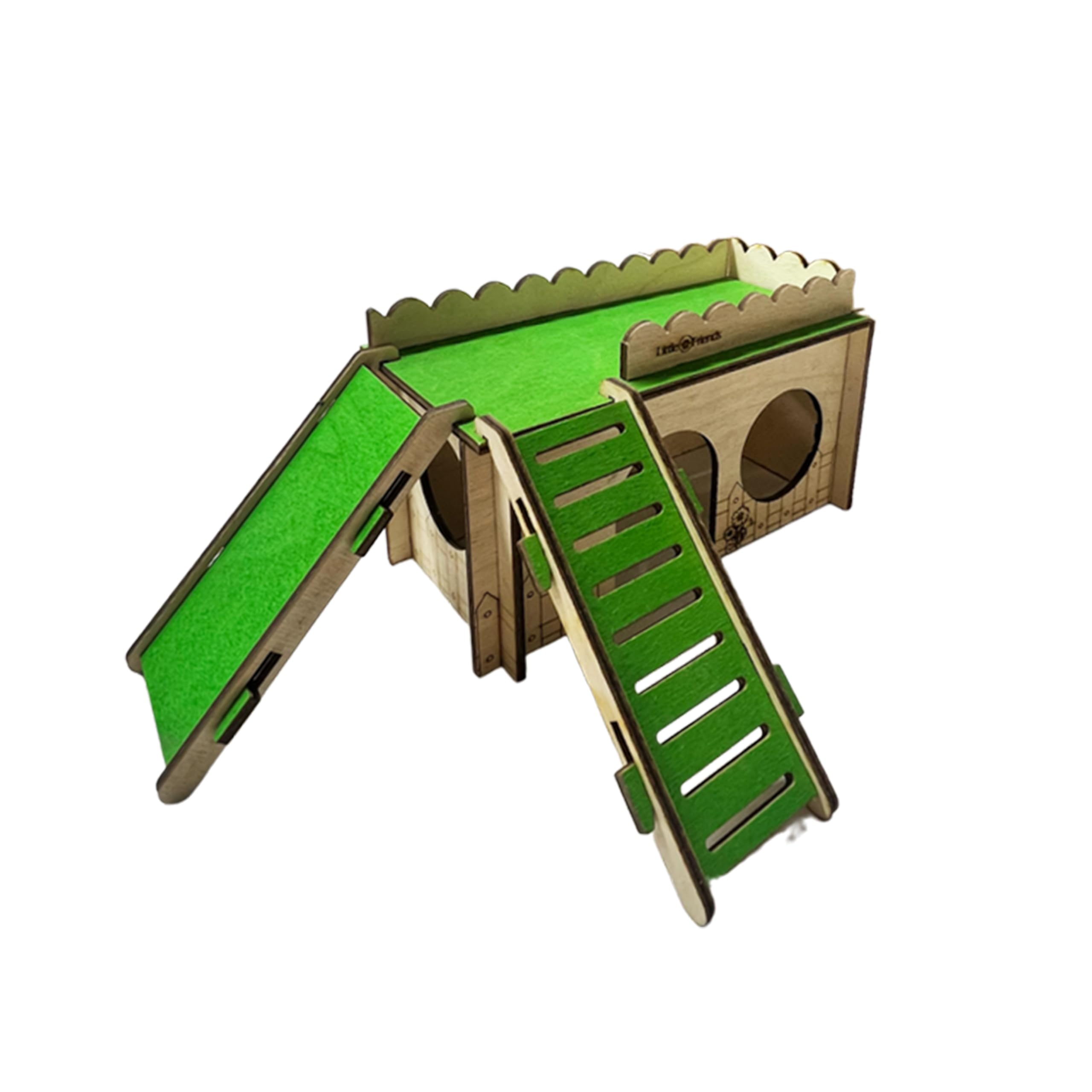 LITTLE FRIENDS ANIMAL CASTLE 20cm : Pet Climb Home Ladder Hamster Gerbil Mouse