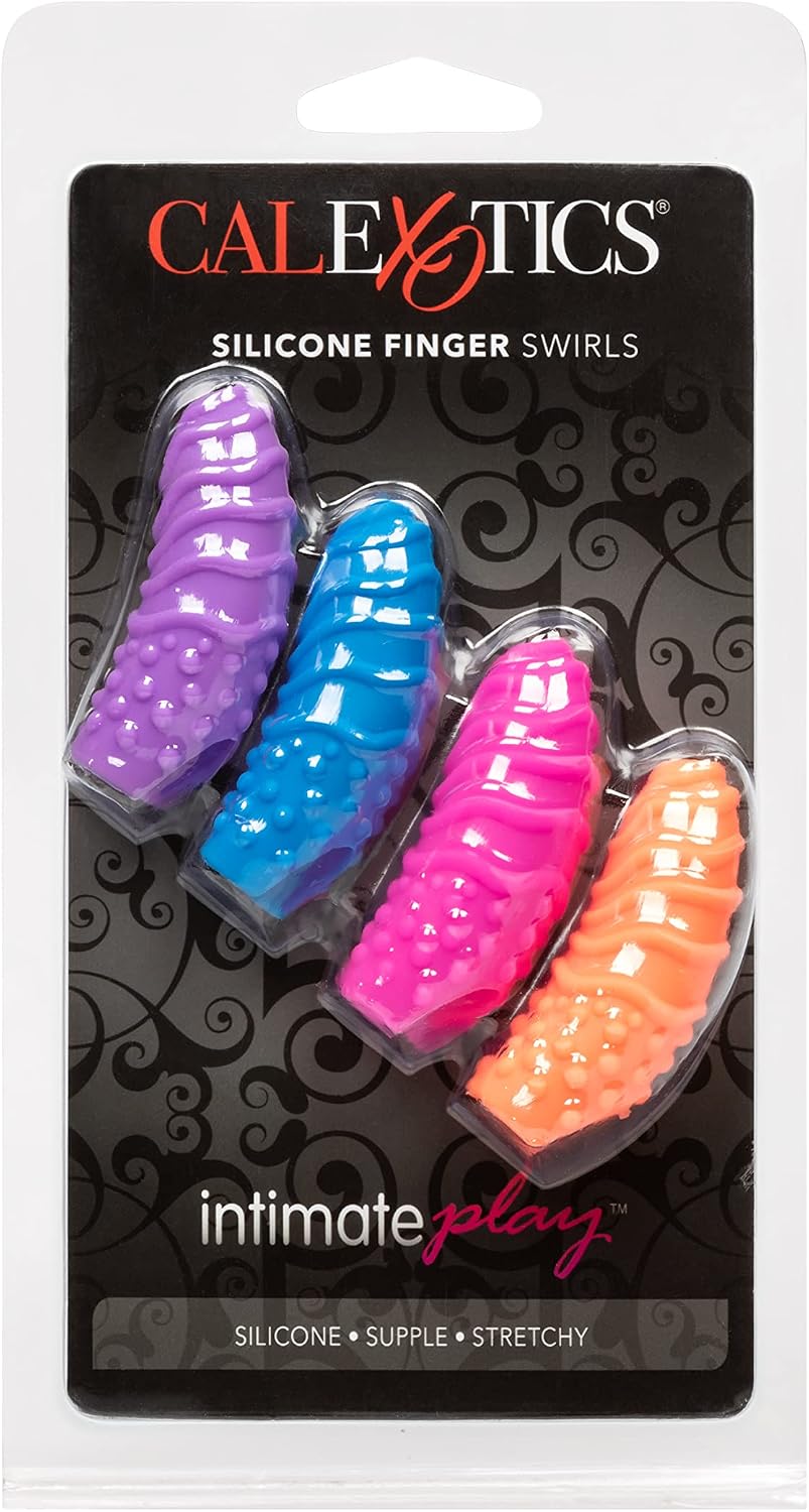 California Exotic Novelties Posh Silicone Finger Teasers - Swirls
