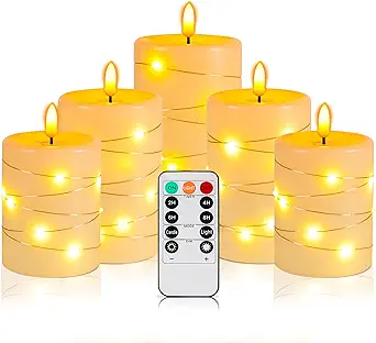 Da by: Flameless Candles set of 5