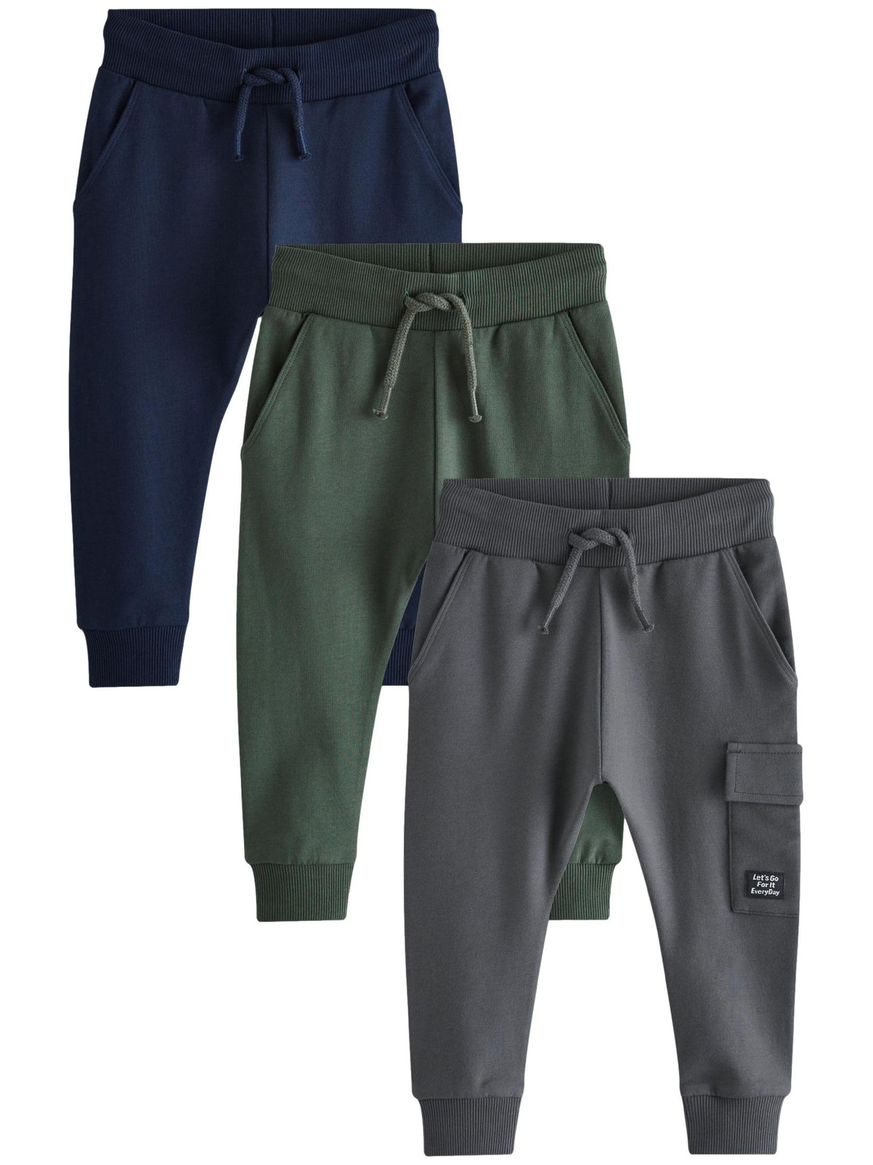 NEXT Jungen 3er-Pack Super Skinny Fit Utility-Jogginghose 62-122