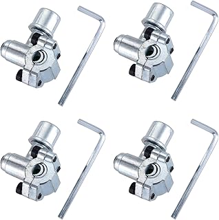 4 Pack BPV-31 Bullet Piercing Valve Line Tap Valve Kits Adjustable Valve for Air Conditioners HVAC 1/4", 5/16", 3/8" Tubing