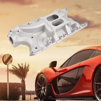 Intake Manifold Dual Plane Aluminum Compatible with Ford Small Block 289 302