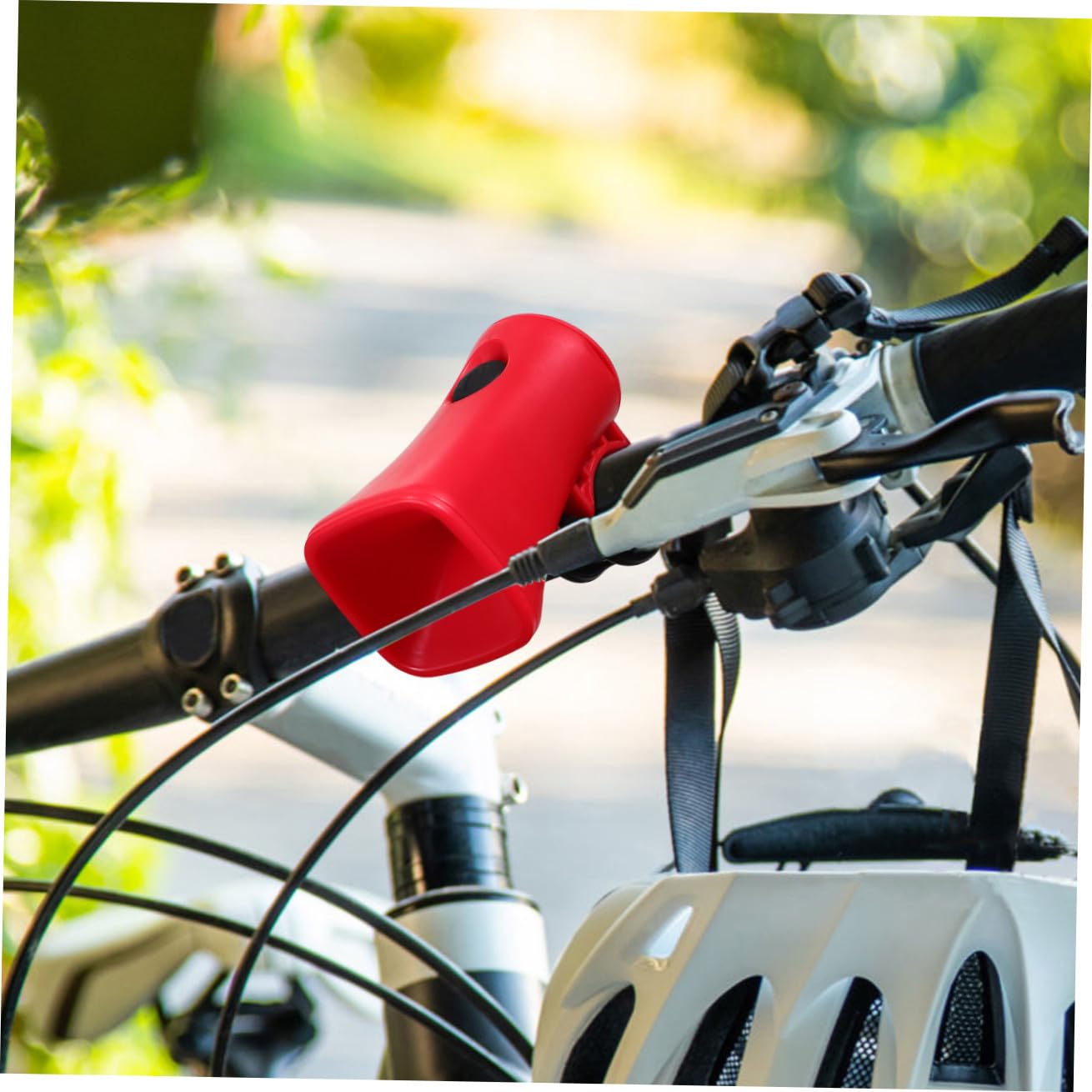Yardwe Klaxon Électrique De Vélo Cloches Corne pour Adultes Feux De Vélo Arrière Voiture Scooter Changer Buzzer Bipeur Sonnette De Vélo Klaxon De Bicyclette Abdos