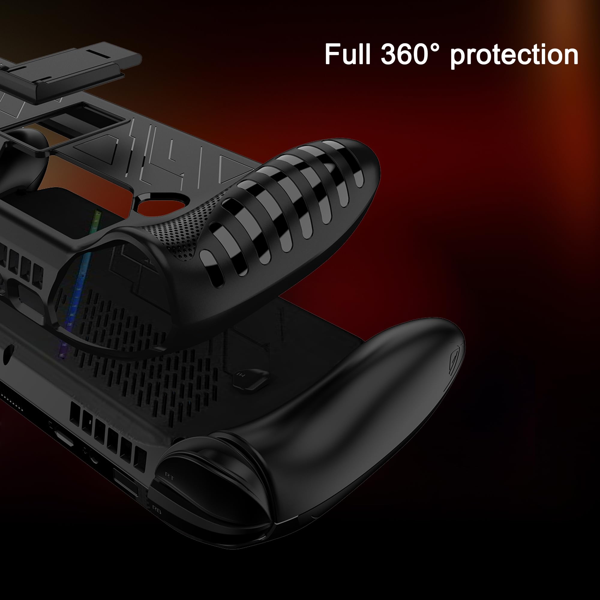Lemxiee Hoesje voor Rog Xbox Ally X & Rog Xbox Ally case Accessoires [2 Stuks] Schermbeschermer voor Rog Xbox Ally X & Rog Xbox Ally Screen Protector